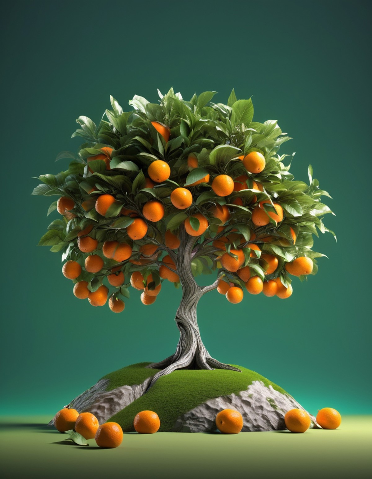 AI绘画StableDiffusion带信息样图（civitai.com网站精选）-一棵桔子树