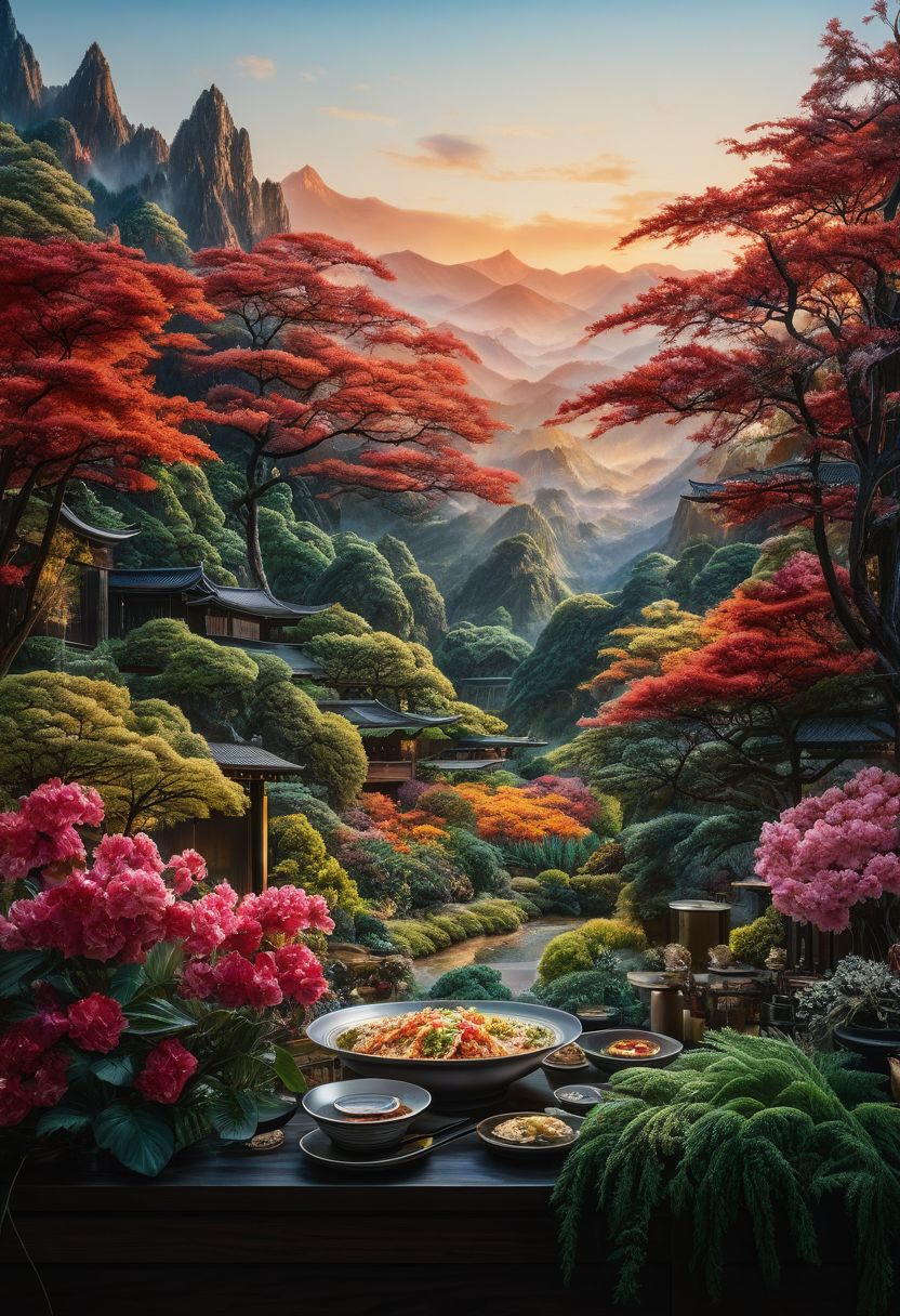 AI绘画StableDiffusion带信息样图（civitai.com网站精选）-中式山水园林建筑