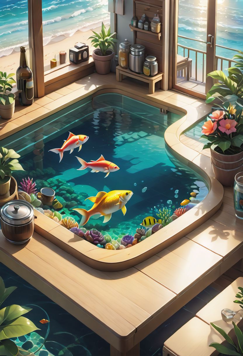 AI绘画StableDiffusion带信息样图（civitai.com网站精选）-海边的泳池