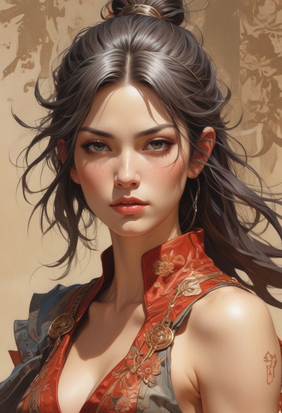 AI绘画StableDiffusion带信息样图（civitai.com网站精选）-古风美女