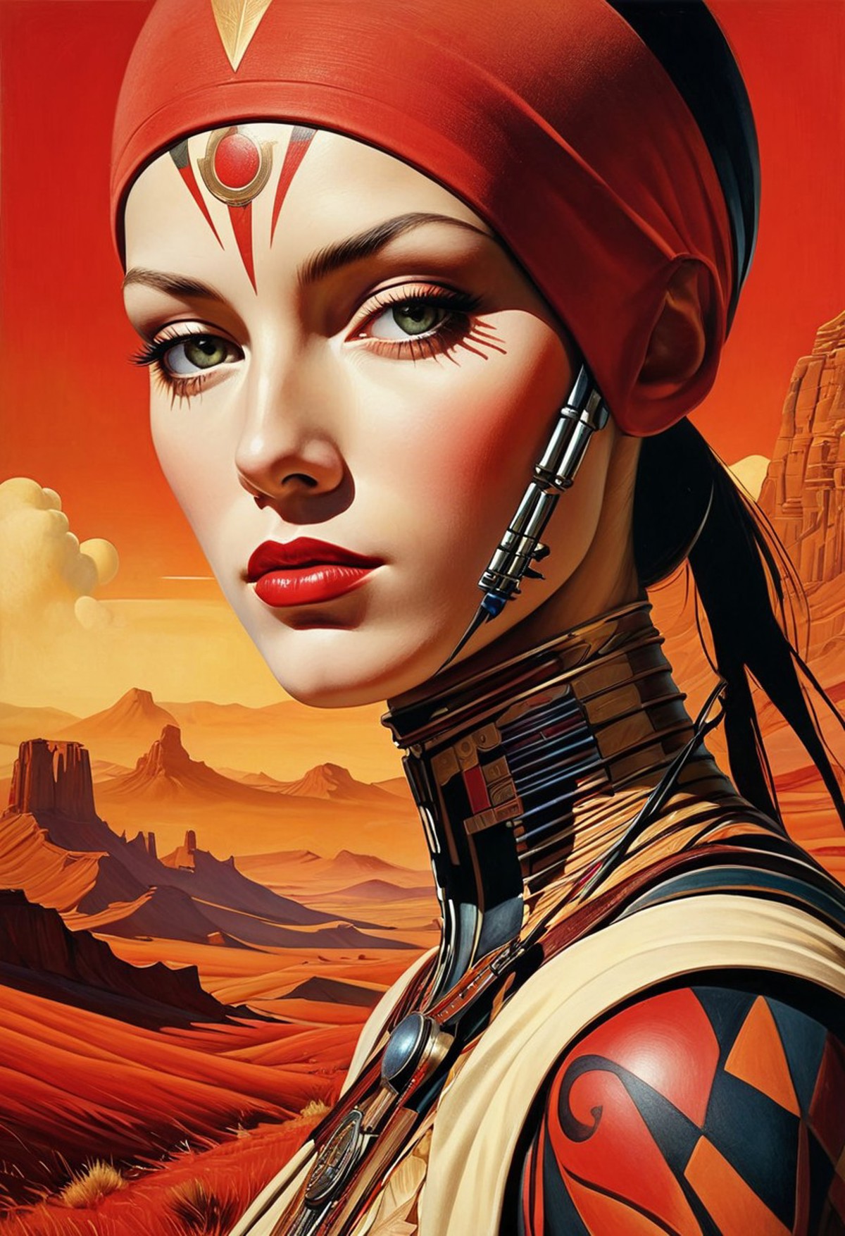 AI绘画StableDiffusion带信息样图（civitai.com网站精选）-土著美女