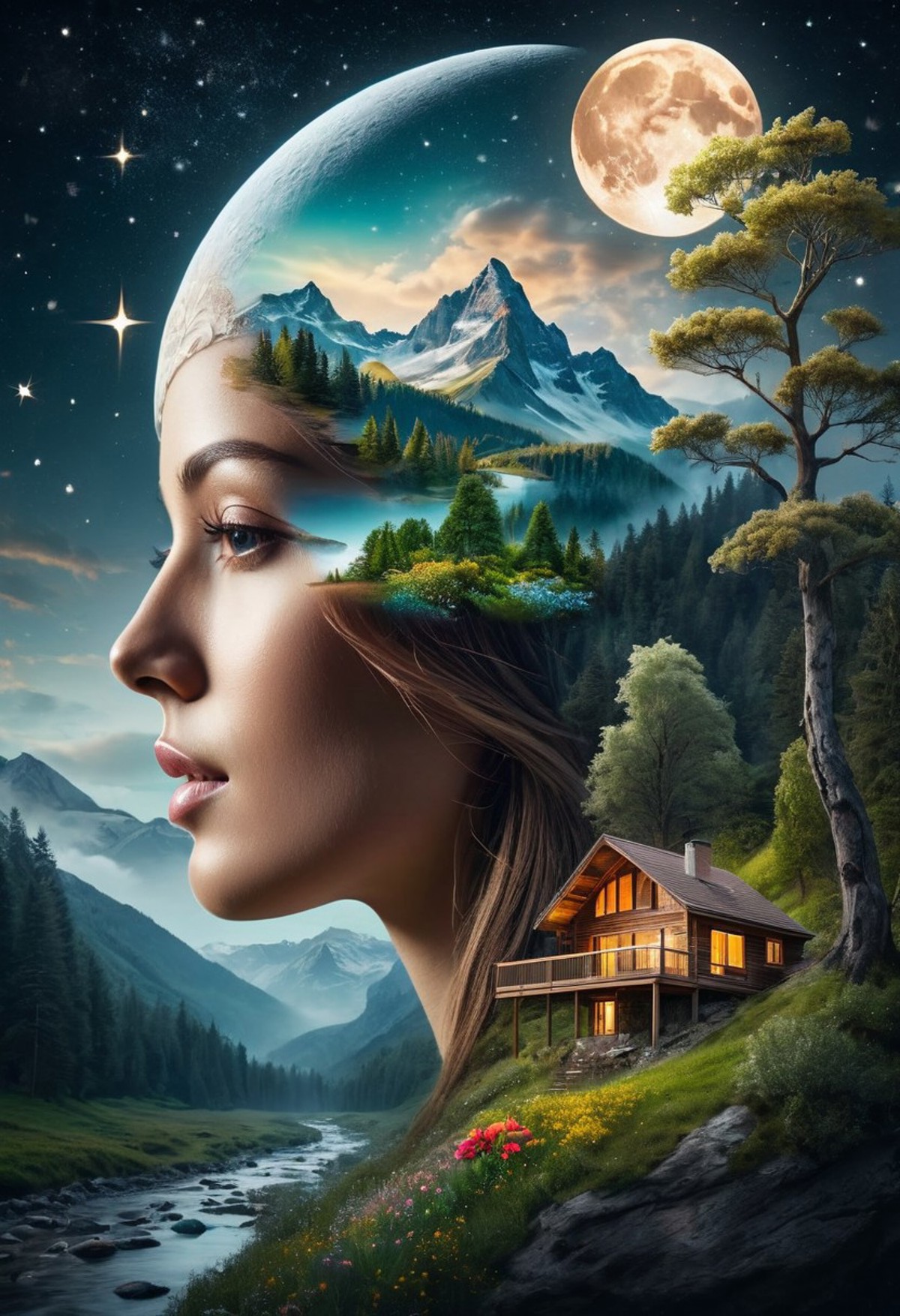 AI绘画StableDiffusion带信息样图（civitai.com网站精选）-少女与森林