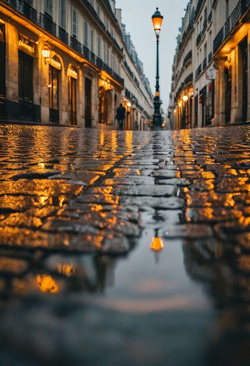 AI绘画StableDiffusion带信息样图（civitai.com网站精选）-下过雨的街道