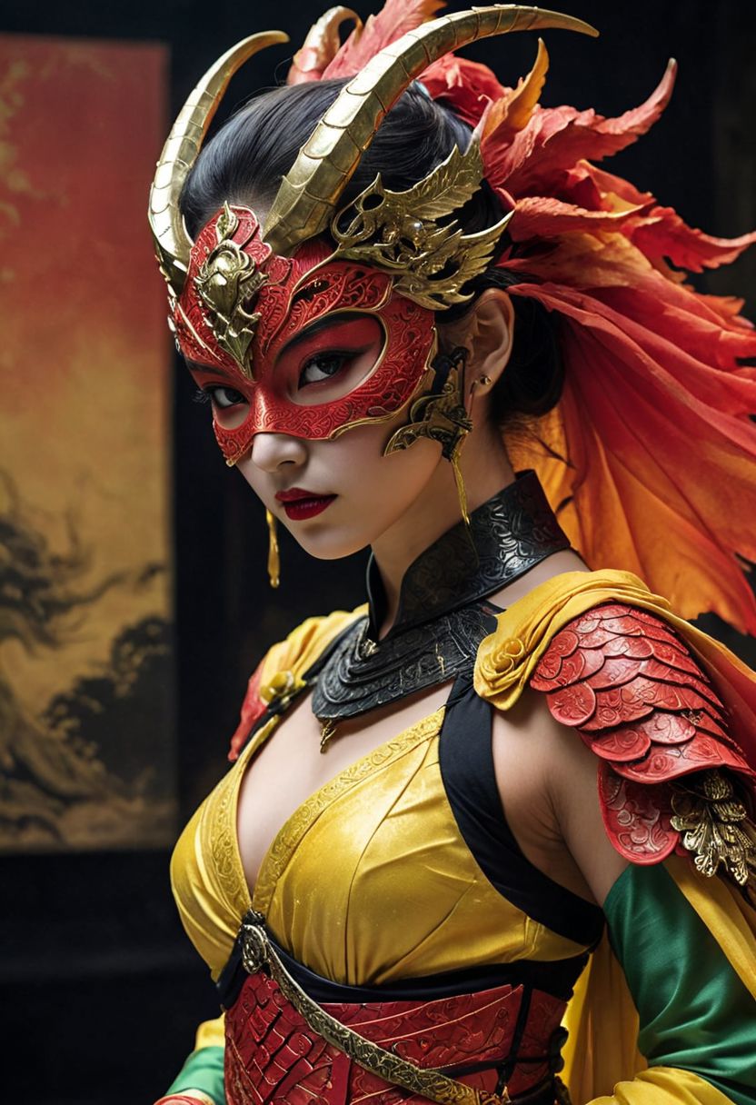 AI绘画StableDiffusion带信息样图（civitai.com网站精选）-假面美女