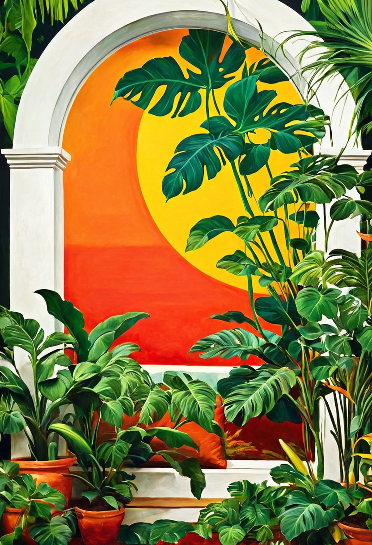 AI绘画StableDiffusion带信息样图（civitai.com网站精选）-热带植物