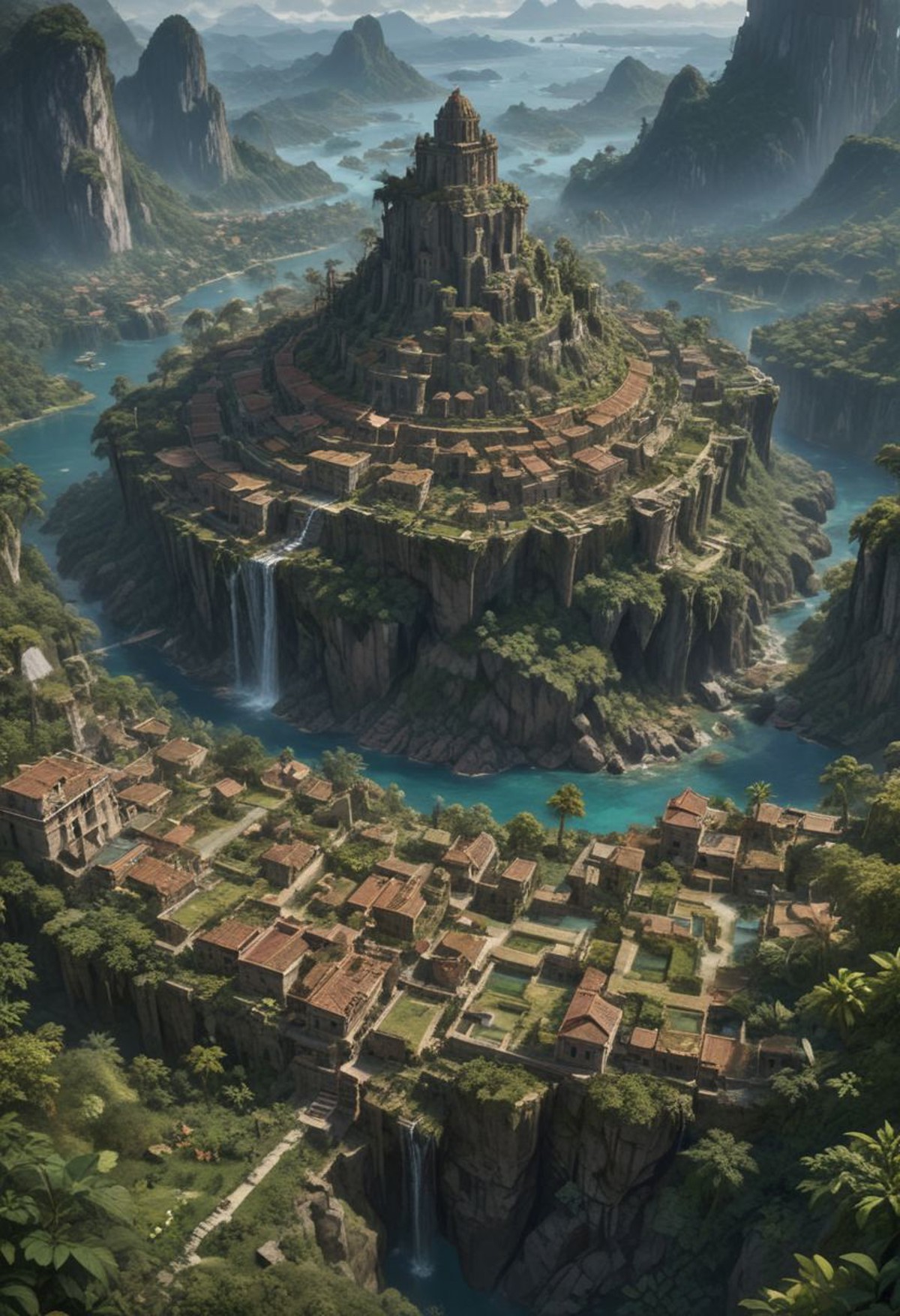 AI绘画StableDiffusion带信息样图（civitai.com网站精选）-深山城堡