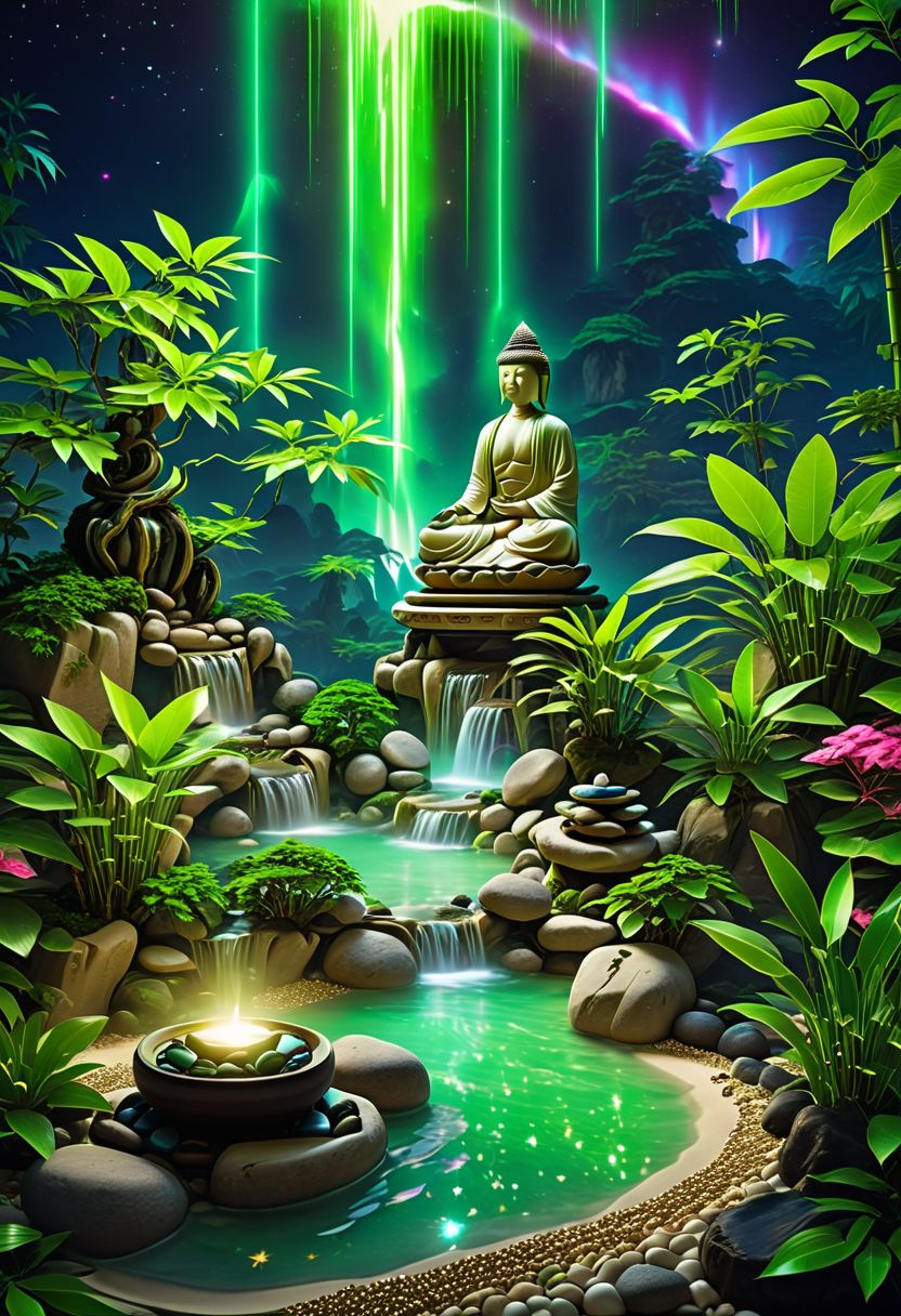 AI绘画StableDiffusion带信息样图（civitai.com网站精选）-迷你园林