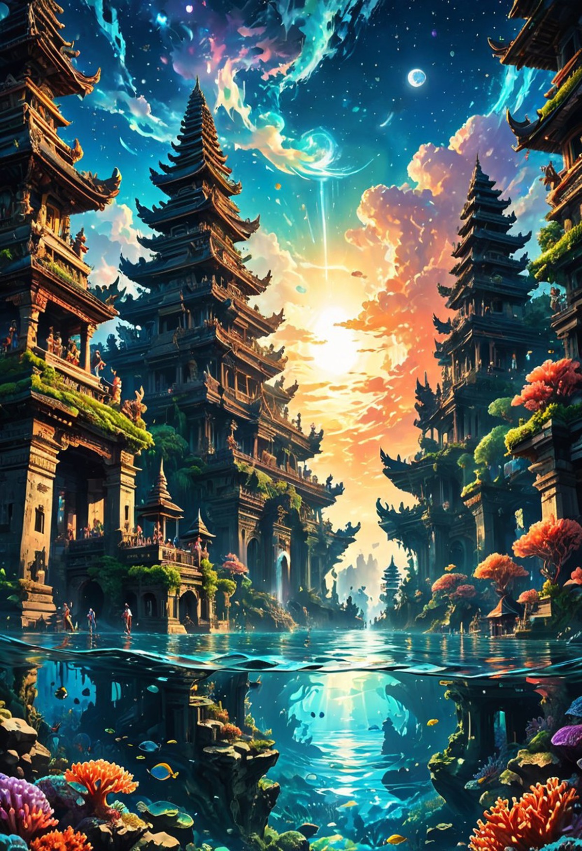 AI绘画StableDiffusion带信息样图（civitai.com网站精选）-东南亚佛塔