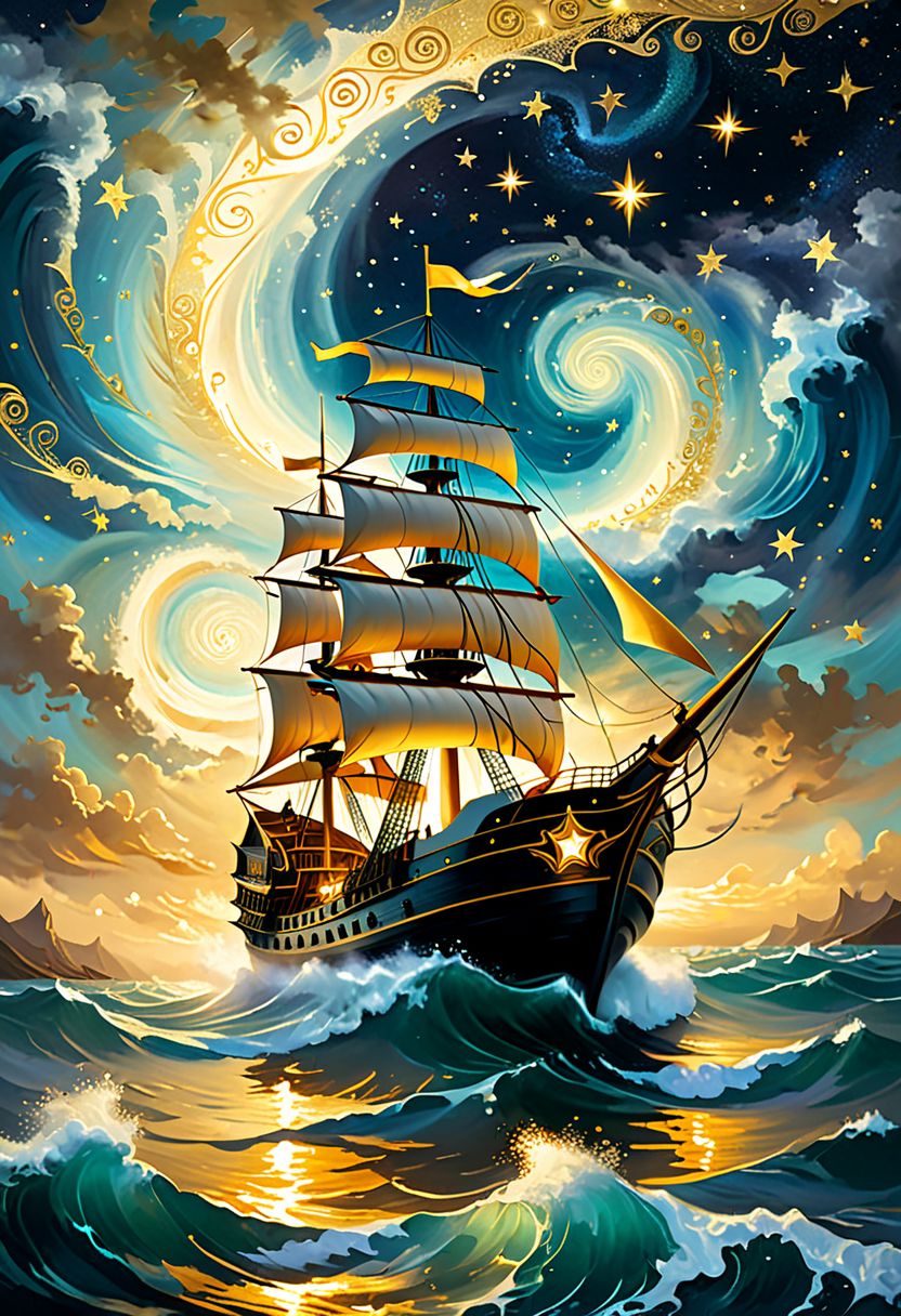 AI绘画StableDiffusion带信息样图（civitai.com网站精选）-海上的帆船