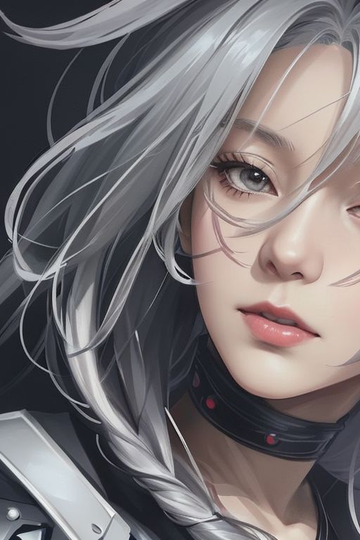 AI绘画StableDiffusion带信息样图（civitai.com网站精选）-银发少女