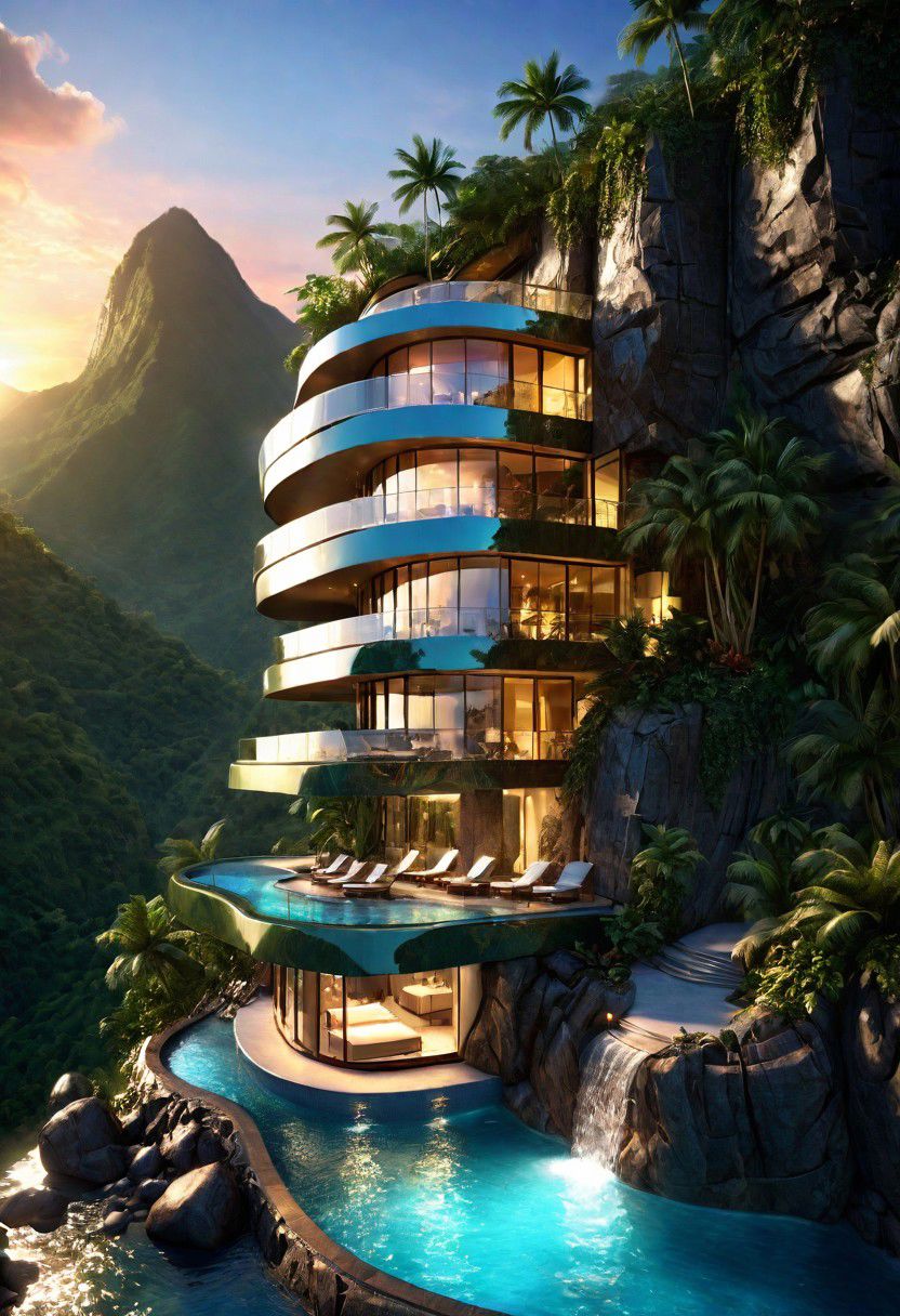 AI绘画StableDiffusion带信息样图（civitai.com网站精选）-悬崖边的酒店