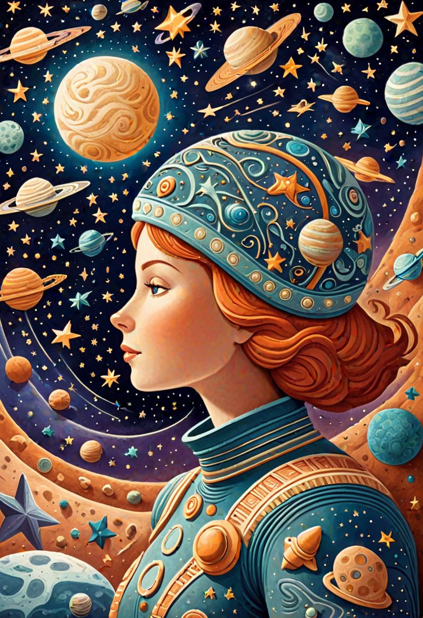AI绘画StableDiffusion带信息样图（civitai.com网站精选）-少女与行星图