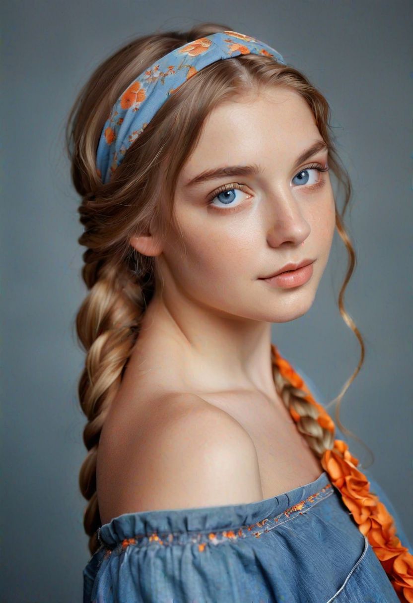 AI绘画StableDiffusion带信息样图（civitai.com网站精选）-金发少女