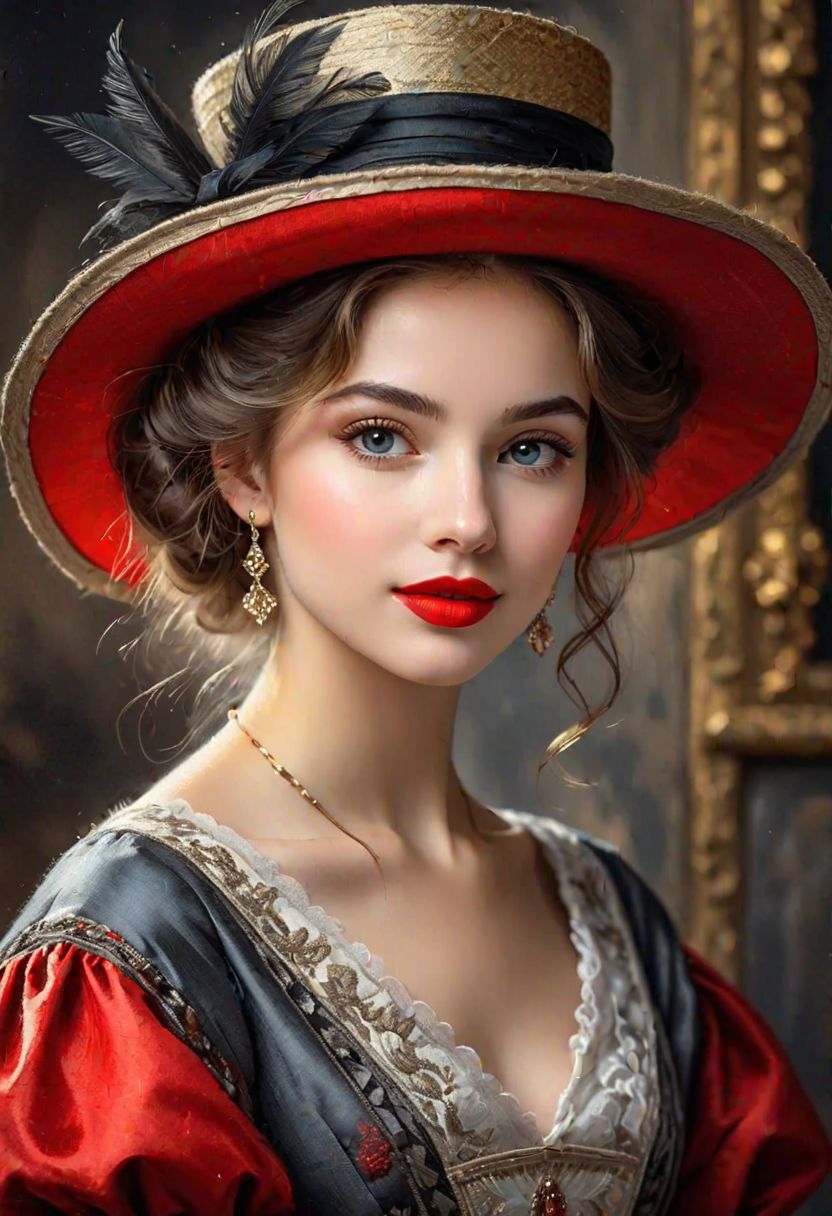 AI绘画StableDiffusion带信息样图（civitai.com网站精选）-小红帽少女