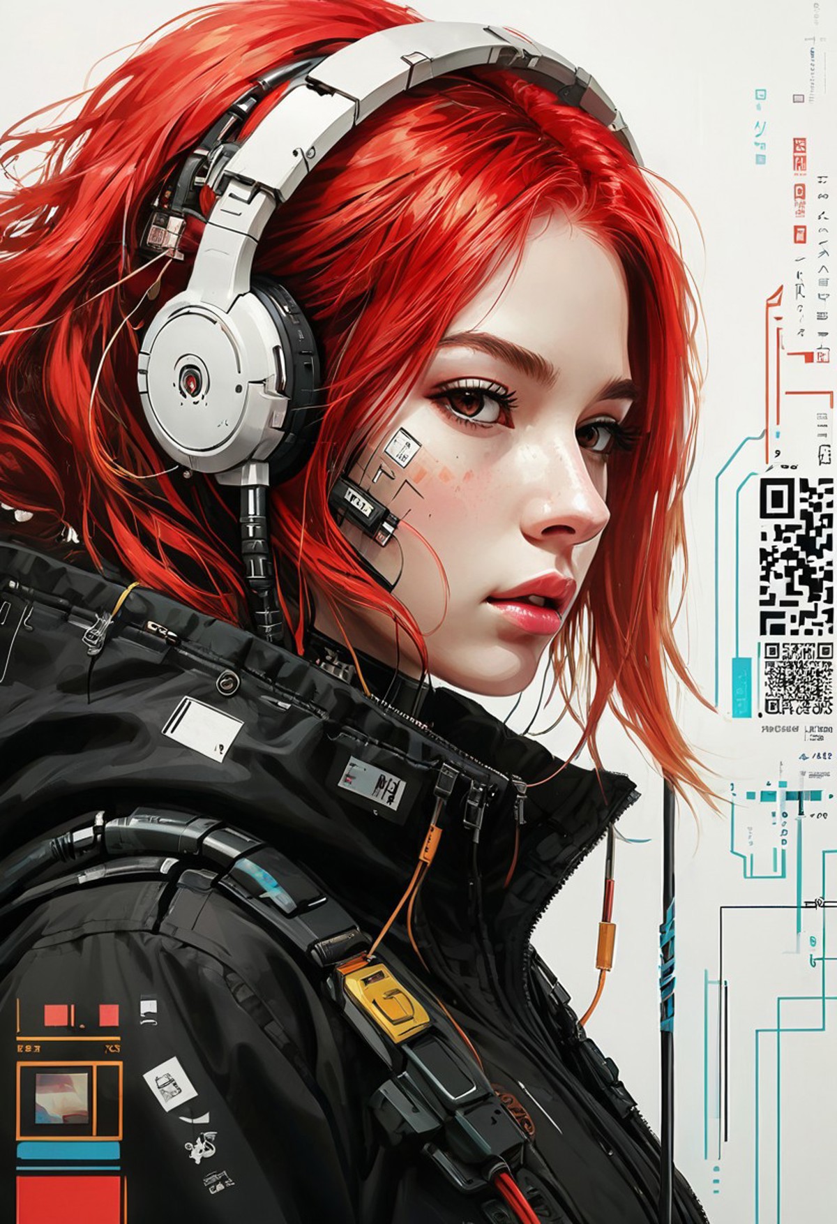 AI绘画StableDiffusion带信息样图（civitai.com网站精选）-红发少女