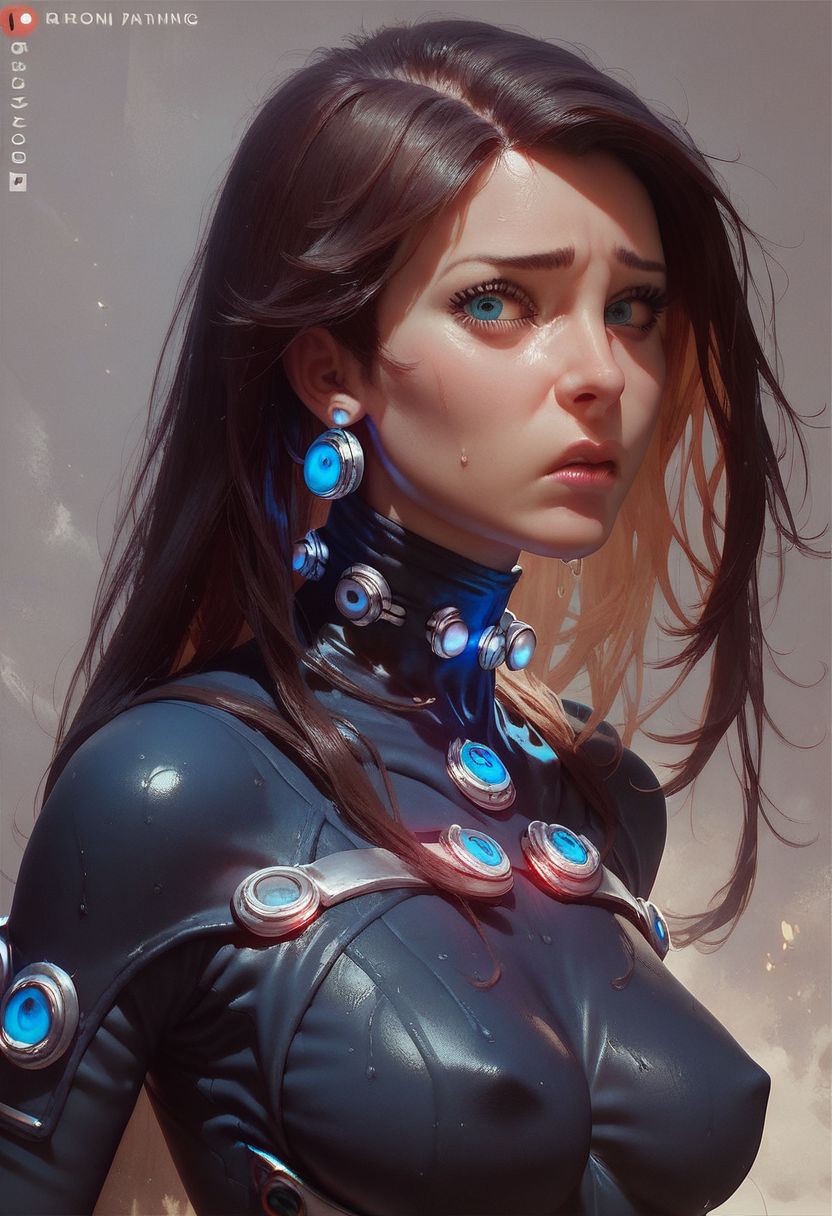 AI绘画StableDiffusion带信息样图（civitai.com网站精选）-紧身胶衣少女