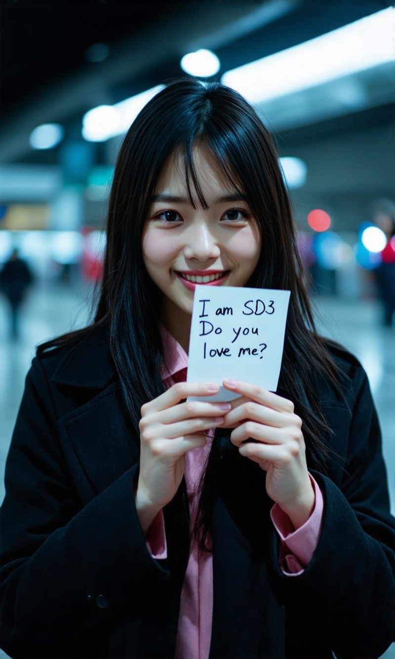 AI绘画StableDiffusion带信息样图（civitai.com网站精选）-微笑的女孩