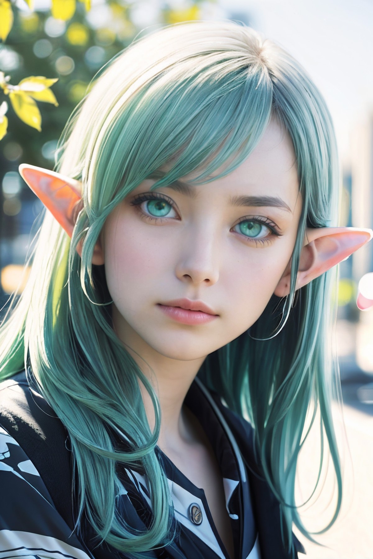 AI绘画StableDiffusion带信息样图（civitai.com网站精选）-漂亮的精灵女孩