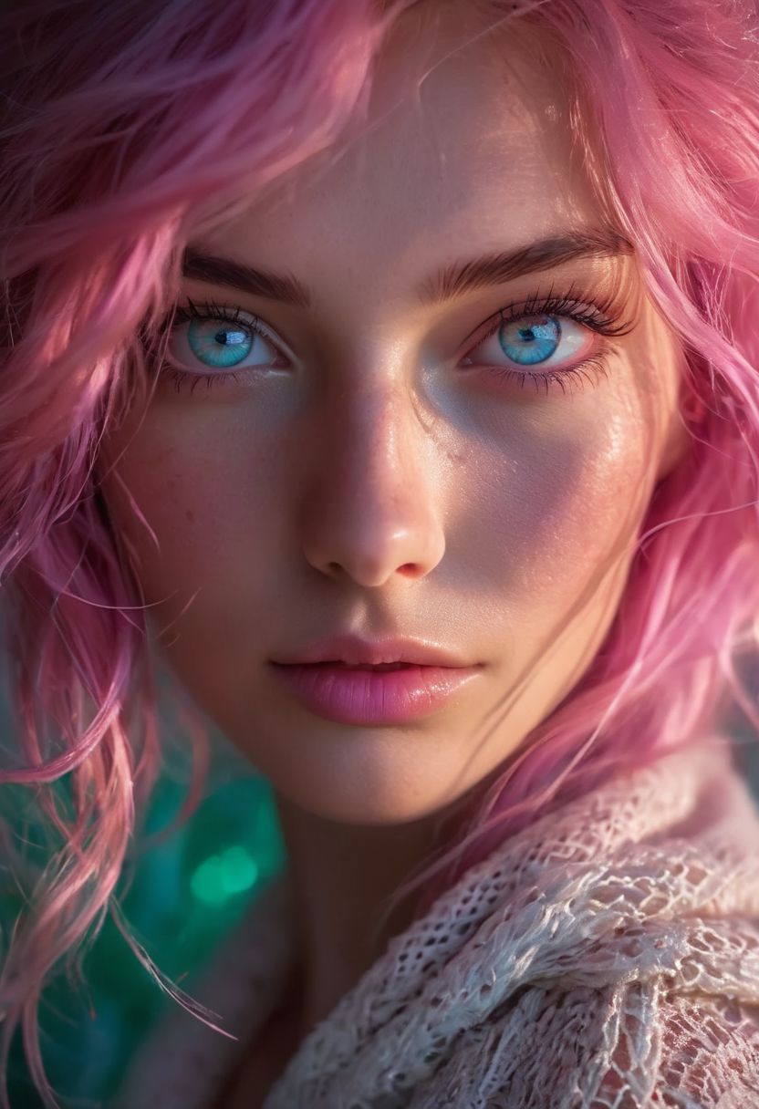 AI绘画StableDiffusion带信息样图（civitai.com网站精选）-粉发少女