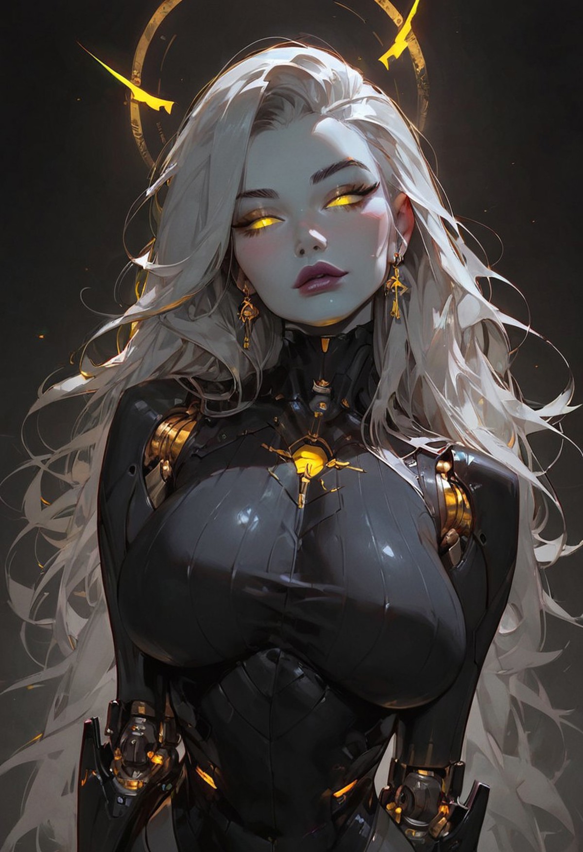 AI绘画StableDiffusion带信息样图（civitai.com网站精选）-紧身胶衣少女