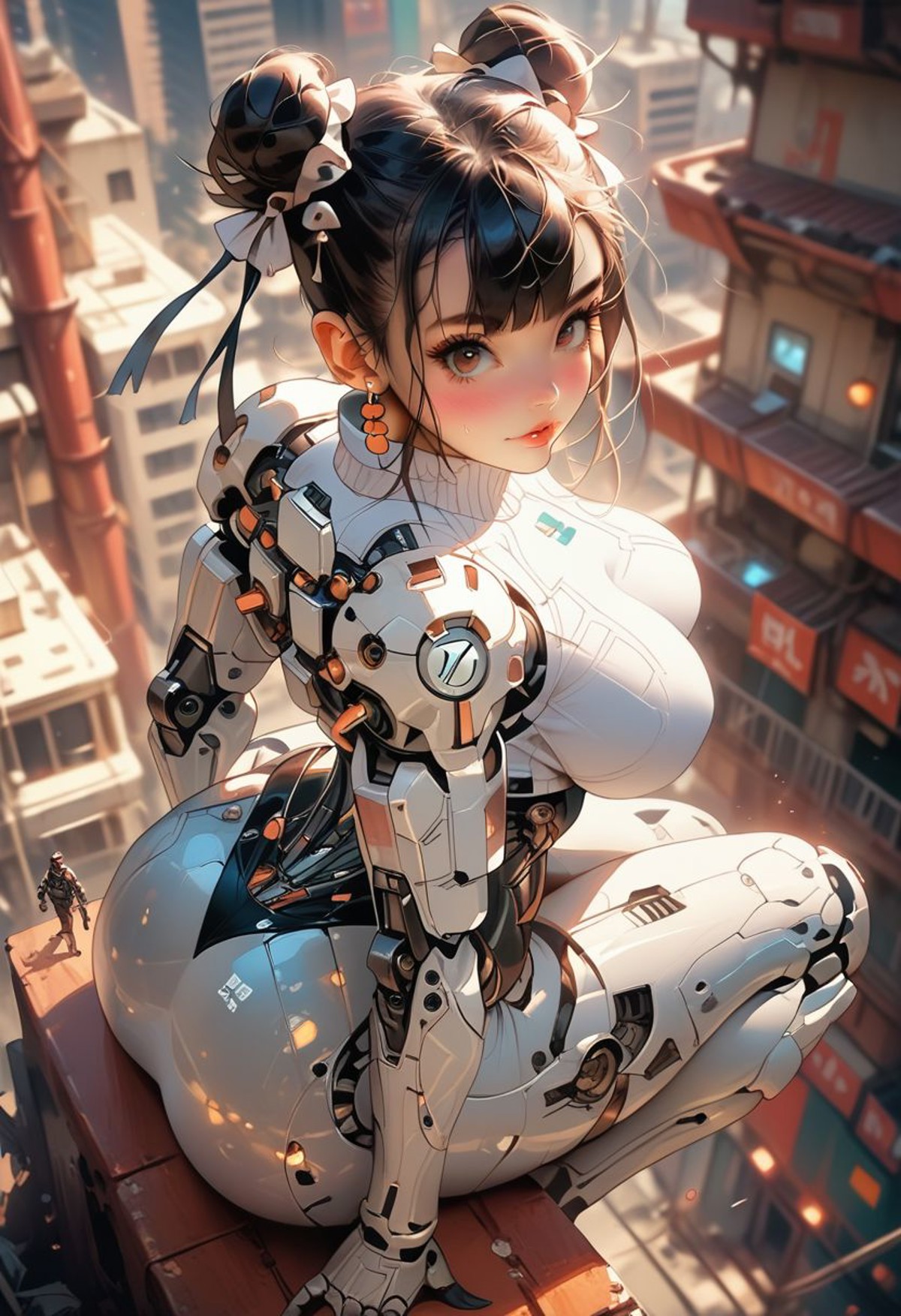 AI绘画StableDiffusion带信息样图（civitai.com网站精选）-可爱的机械姬