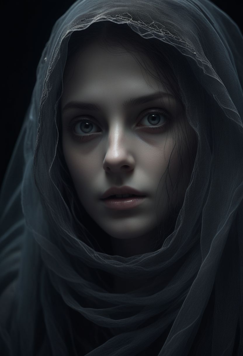 AI绘画StableDiffusion带信息样图（civitai.com网站精选）-戴头纱的女人
