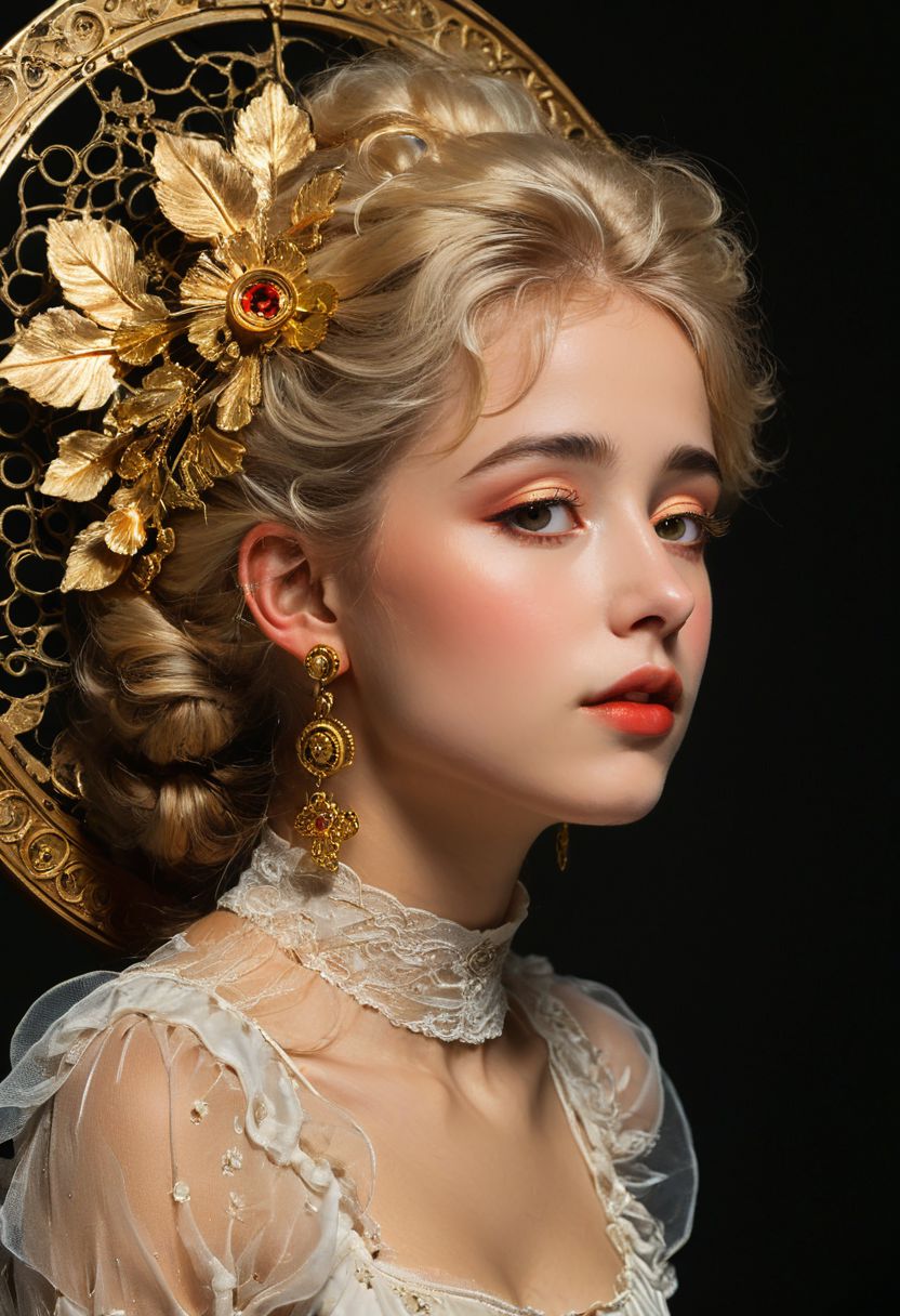 AI绘画StableDiffusion带信息样图（civitai.com网站精选）-金发少女