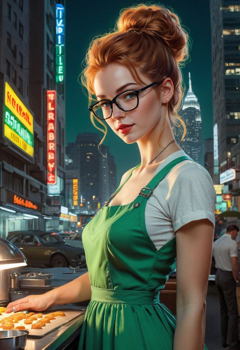 AI绘画StableDiffusion带信息样图（civitai.com网站精选）-绿衣少女