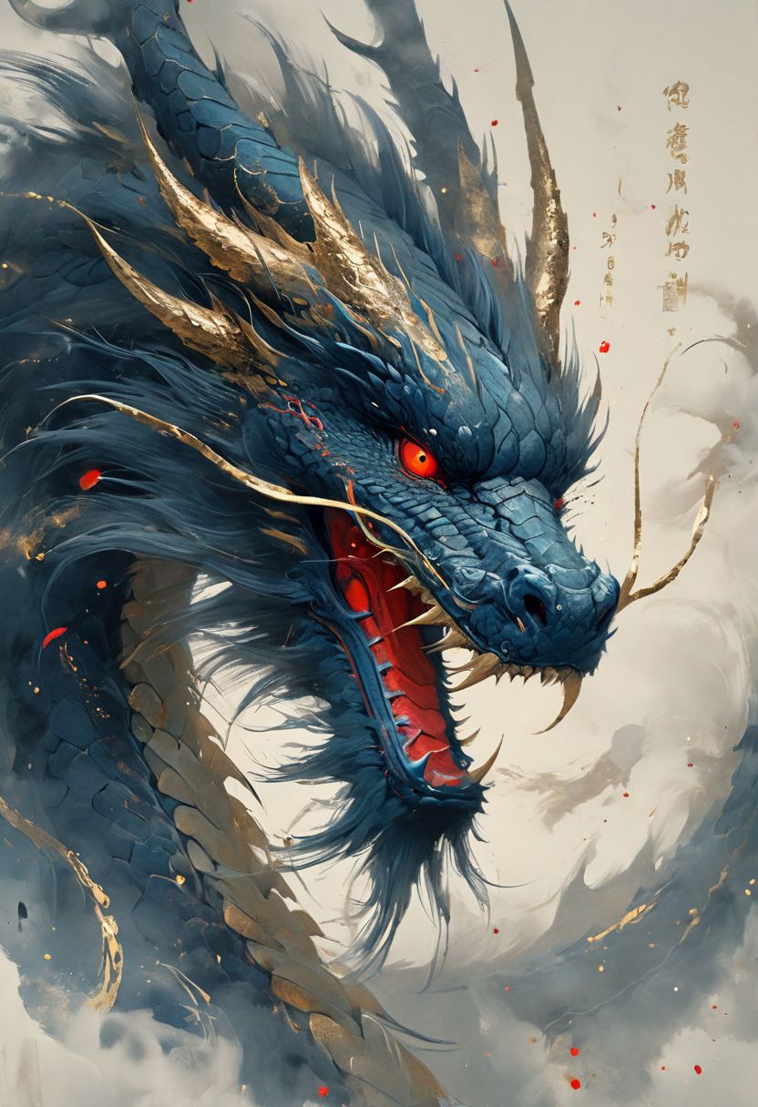 AI绘画StableDiffusion带信息样图（civitai.com网站精选）-中国龙