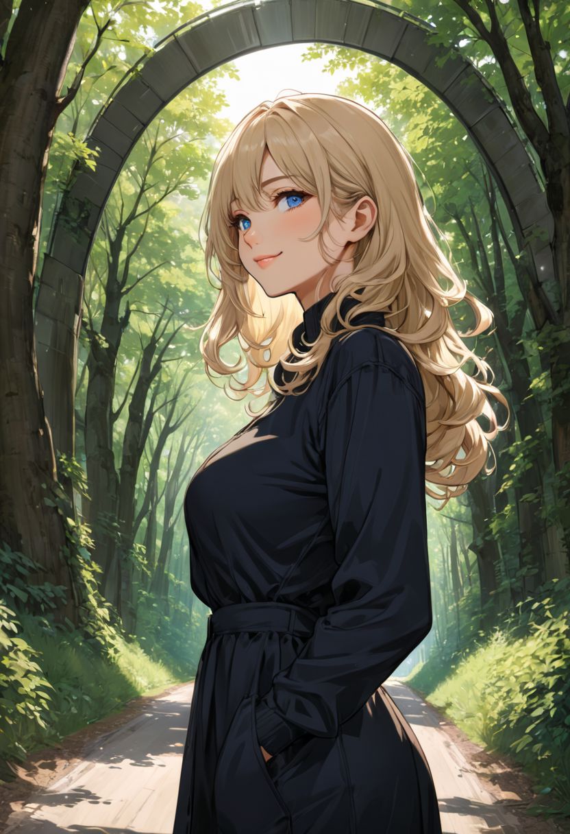 AI绘画StableDiffusion带信息样图（civitai.com网站精选）-黑衣少女