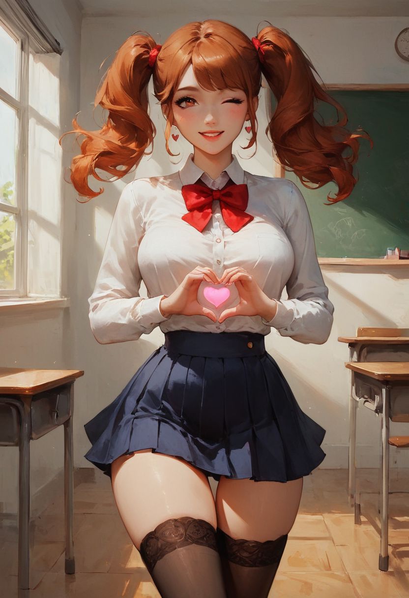 AI绘画StableDiffusion带信息样图（civitai.com网站精选）-黑丝学生妹