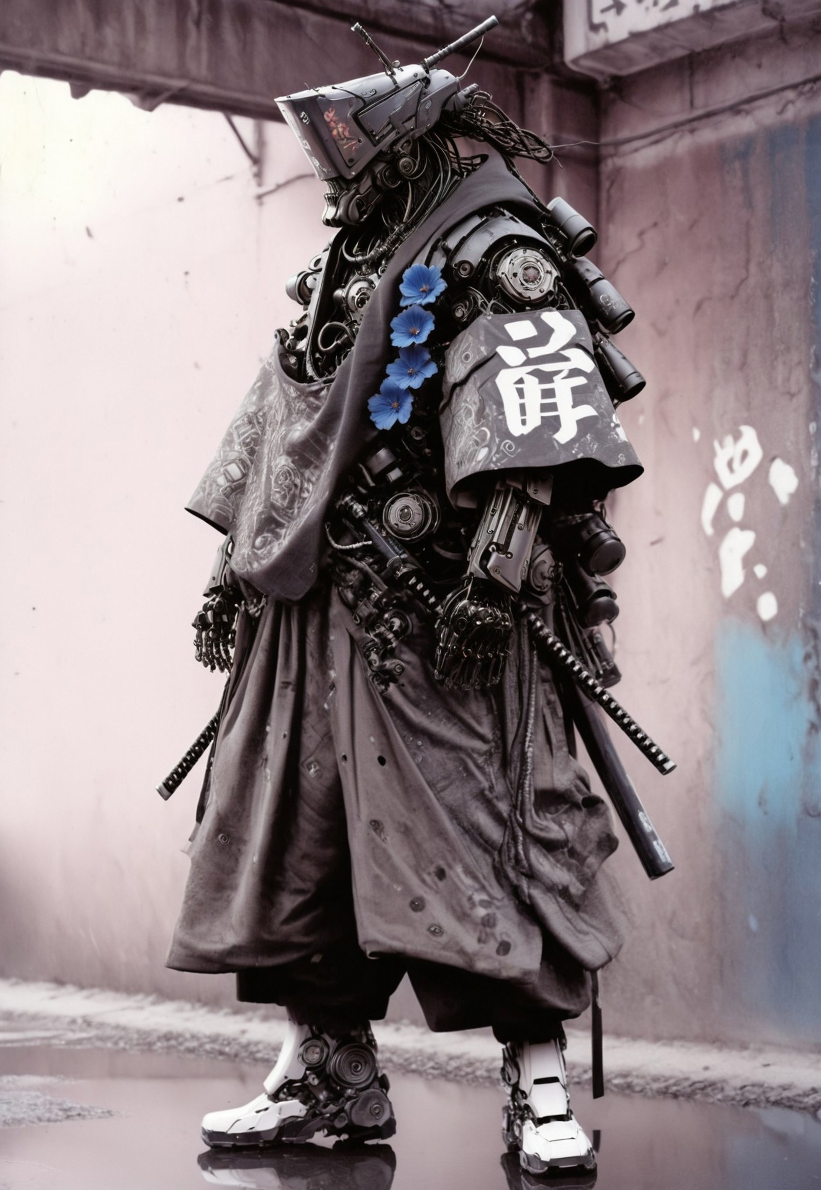 AI绘画StableDiffusion带信息样图（civitai.com网站精选）-日式机甲武士