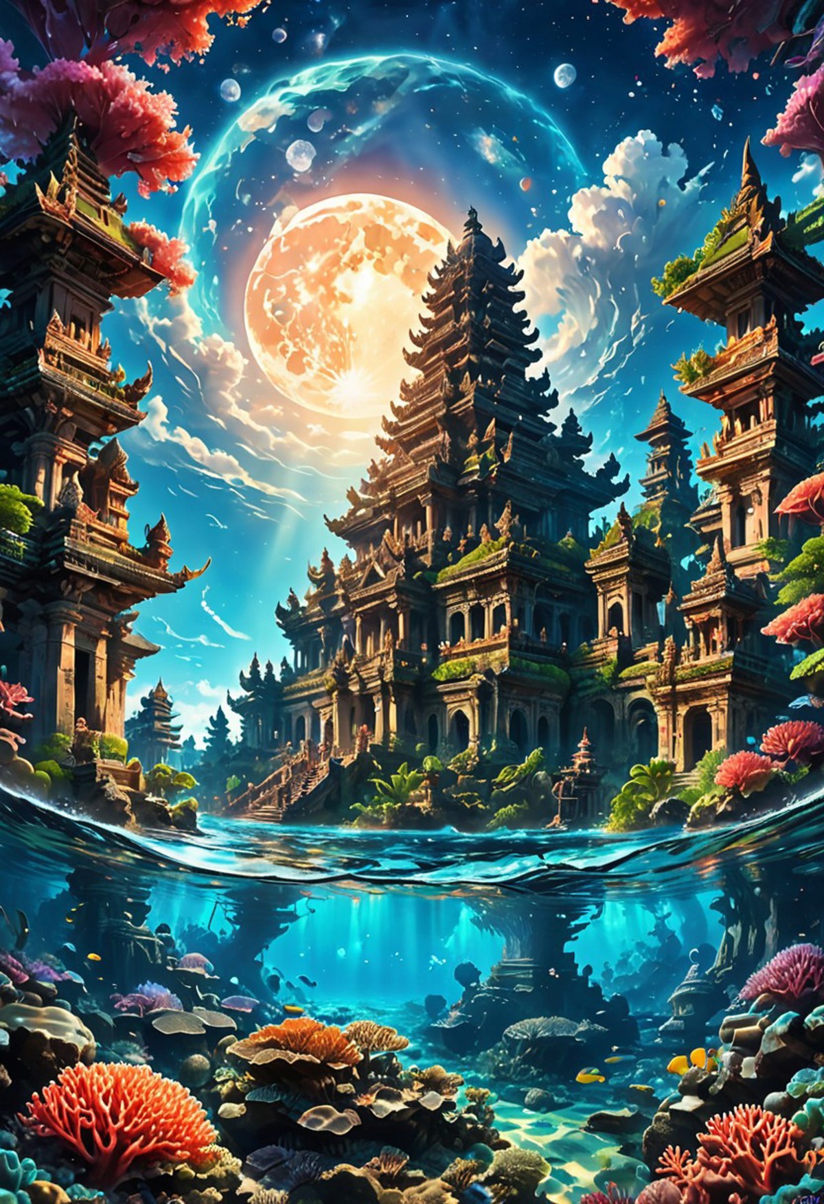 AI绘画StableDiffusion带信息样图（civitai.com网站精选）-东南亚佛塔