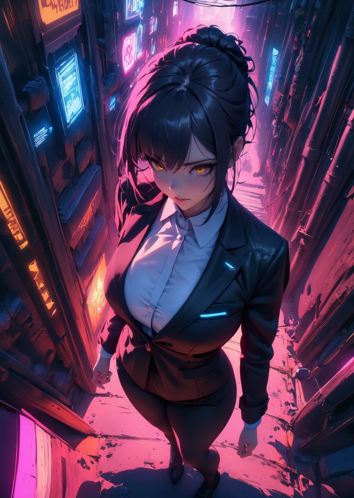 AI绘画StableDiffusion带信息样图（civitai.com网站精选）-西服少女