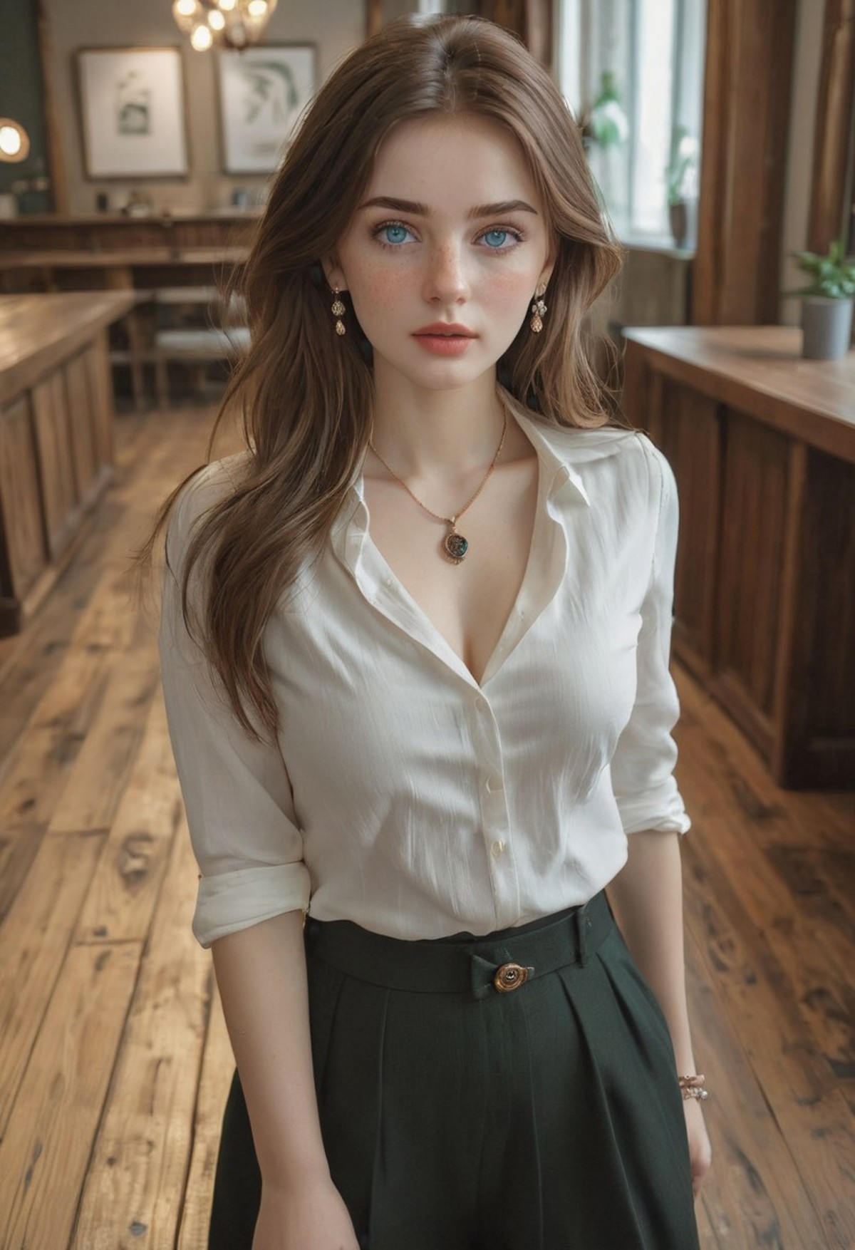 AI绘画StableDiffusion带信息样图（civitai.com网站精选）-白衬衣少女